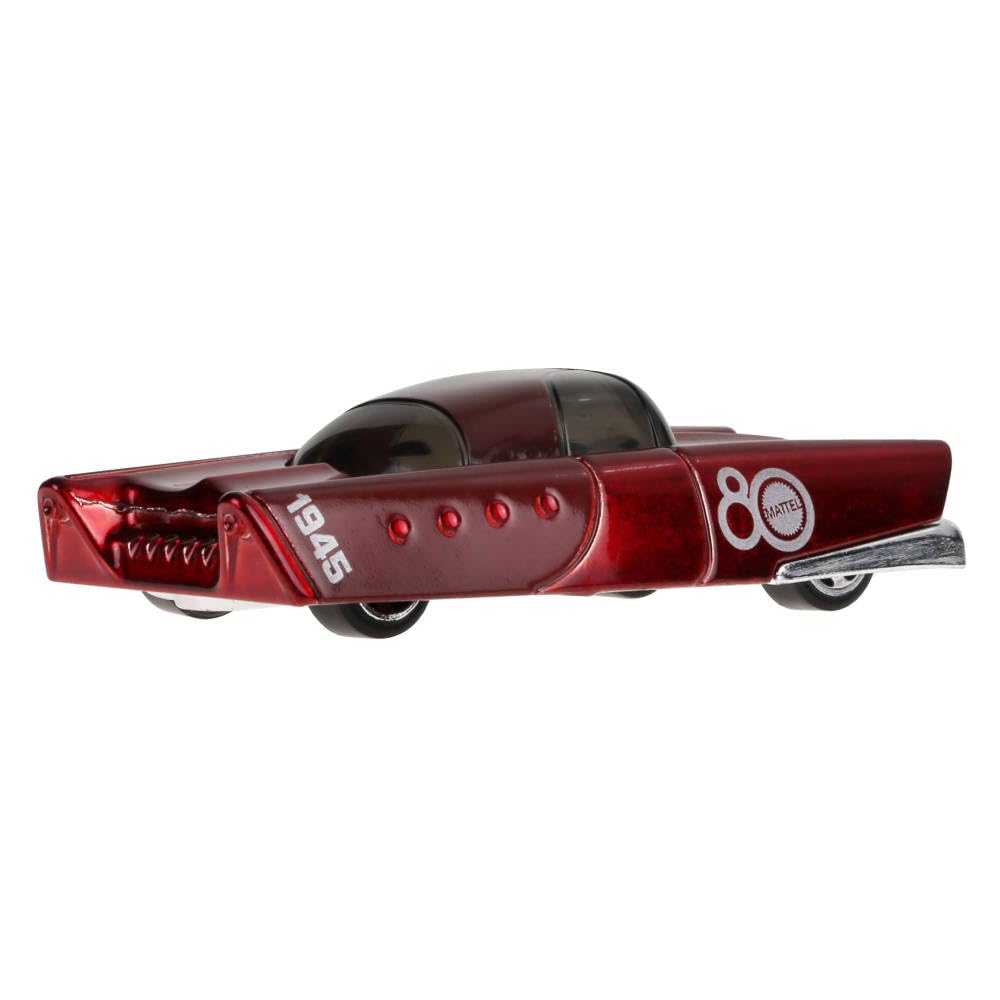 Hot Wheels Mattel Dream Mobile, 80th Anniversary Collector's Edition, Die-Cast Model Car, Red