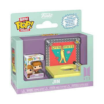 Funko Pop! Bitty Stages: BTS - Dynamite - Jin - Collectable Vinyl Figure - Gift Idea - Official Merchandise - Toys for Kids & Adults - Kpop Fans