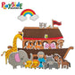 VBS Sunday School Kids' Noah's Ark Scene Foam Craft Kit - 120 Piece - Makes 6