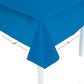Fun Express Blue Plastic Tablecover, 54"x108", 1 Piece