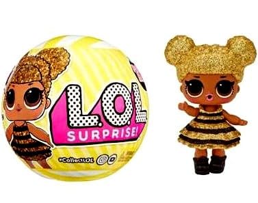 L.O.L. Surprise! 707 Queen Bee Doll with 7 Surprises in Paper Ball- Collectible w/Water Surprise & Fashion Accessories, Holiday Toy, for Kids Ages 4 5