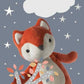 Mary Meyer Leika Baby Board Book, 6 x 6-Inches, Little Fox