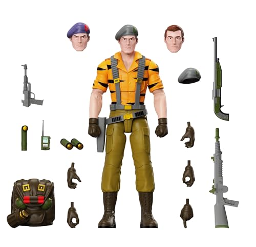 Super7 ULTIMATES! G.I. Joe Flint (Tiger Force) - 7" G.I. Joe Action Figure with Accessories - Classic Cartoon Collectibles and Retro Toys