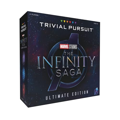 Trivial Pursuit: Marvel Cinematic Universe Ultimate Edition | Officially Licensed | Collectible Trivia Board Game Featuring 6 Infinity Stone Location