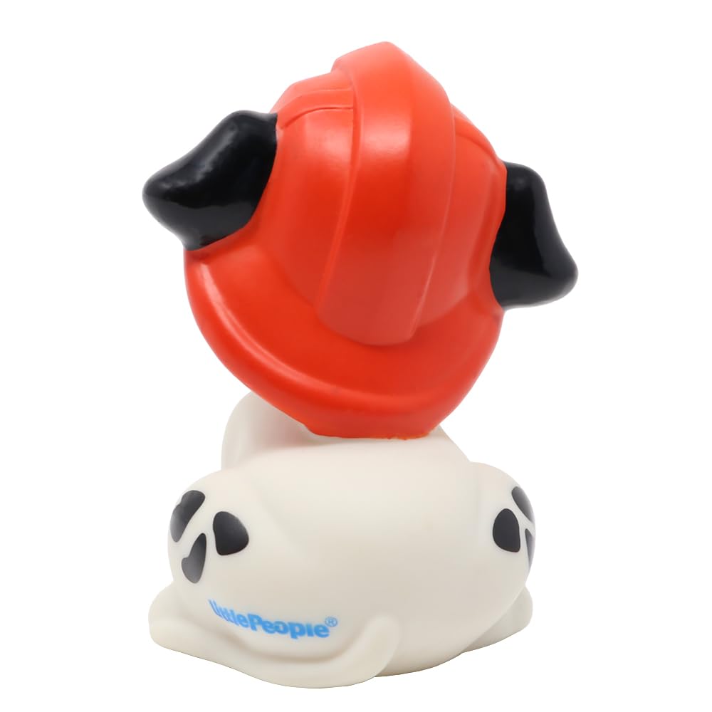 Fisher-Price Replacement Part Little People Lift n Lower Firetruck Playset DNF85 - Replacement Dalmatian Fire Dog Figure