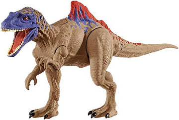 Jurassic World Dual Attack Concavenator Dinosaurs in Medium Size with Button-activated Dual Strike Action Moves Like Tail and Head Strikes