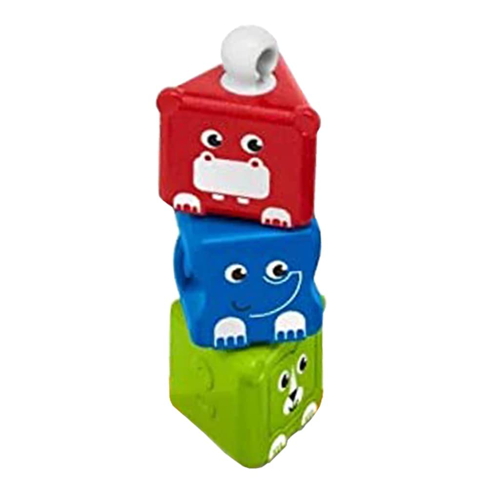 Replacement Parts for Fisher-Price 3-in-1 Spin & Sort Activity Center - FWY39 ~ Replacement Stacking Toys ~ Green Triangle, Blue Square and Red
