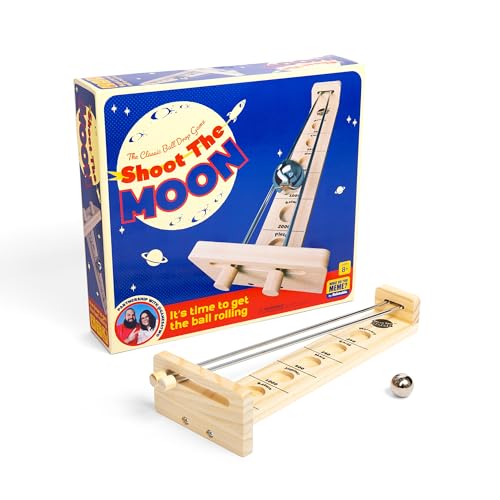 Shoot The Moon By Relatable, Exciting Strategy Moon Ball Games for Family Gatherings, Balance Game for Kids, Includes 1 Metal Gravity Ball, 1 Shoot