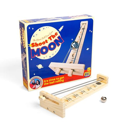 Shoot The Moon By Relatable, Exciting Strategy Moon Ball Games for Family Gatherings, Balance Game for Kids, Includes 1 Metal Gravity Ball, 1 Shoot