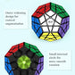Megaminx Cube, Roxenda 3x3x3 Pentagonal Speed Cube Dodecahedron Magic Cube Puzzle Toy (Black)