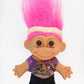 Russ Berrie My Lucky Skateboarding Troll Doll