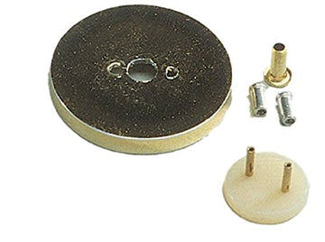 Cir-Kit Concepts Dollhouse Miniature Chandelier Adapter, 27/32" Ceiling Plates #CK804-3