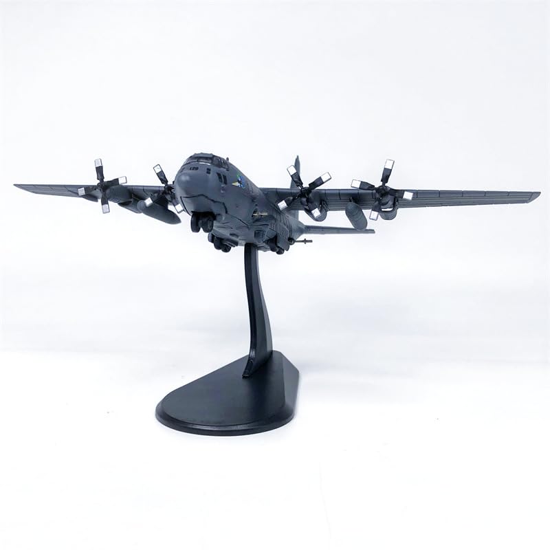 LATUROP 1/200 AC-130 Fighter Jet Model, Metal Pre-Build Diecast Airplane for Collection or Display, Highly Simulation Aircraft.