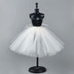 2pcs/lot Fashion Petticoat for 11.5" 1/6 Doll Slip Wedding Dress Underskirt Clothes Outfits 1/6 BJD Dollhouse Accessories (Short, White)