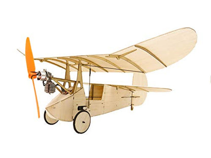 Dancing Wings Hobby K0704 RC Plane Ultra-Micro Balsawood Airplane Model 358mm Newton Kit with Power System
