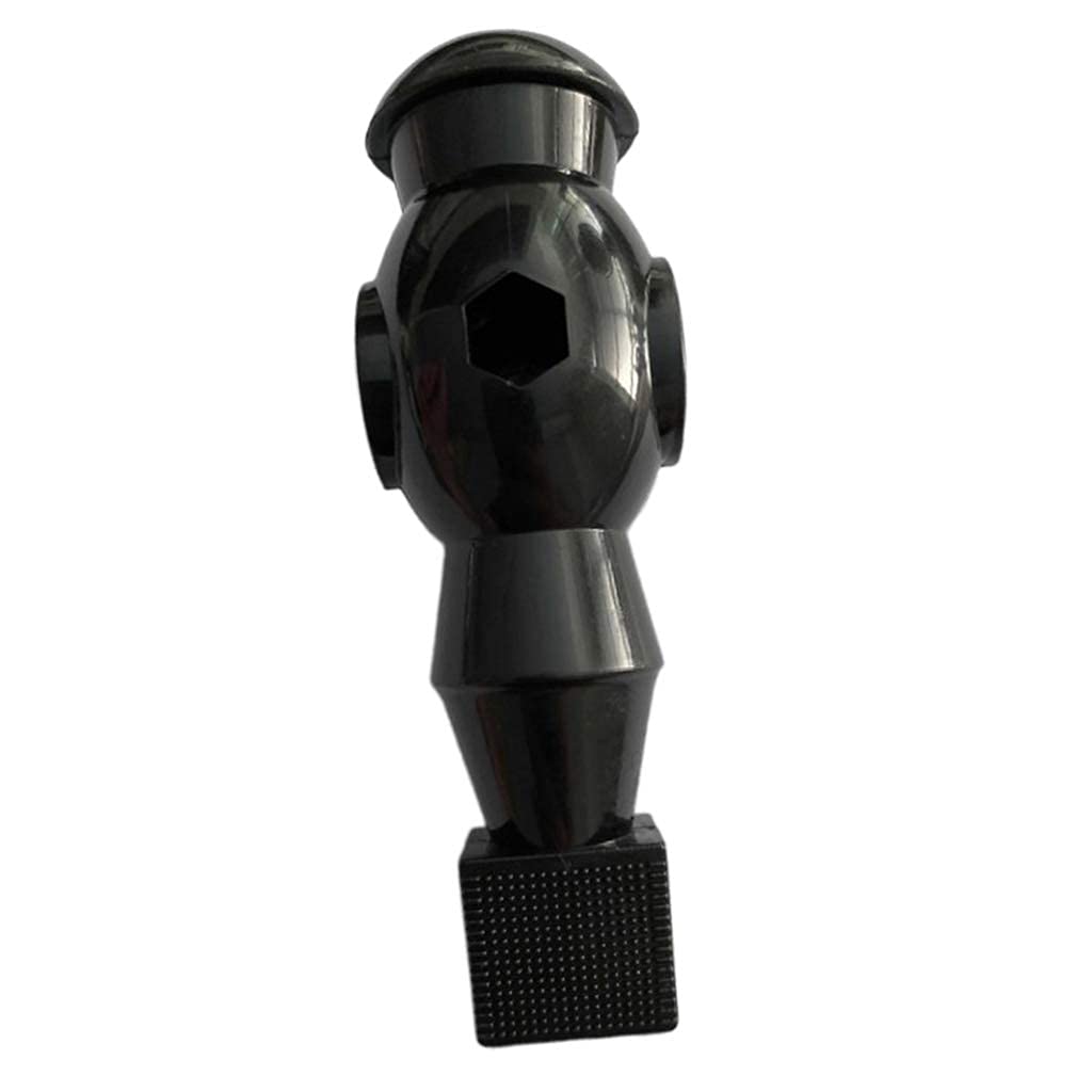 Mnixy Cutefly 5/8" Foosball Man Table Guys Man Soccer Player Part for Dynamo Table (Black)