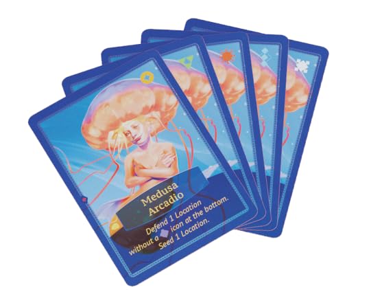 Arcane Wonders Aquatica Coral Reef Expansion Board Card Game - New Underwater Creatures Encounters - 1 to 5 Players Ages 14+ 60 Minutes - Enhance Your