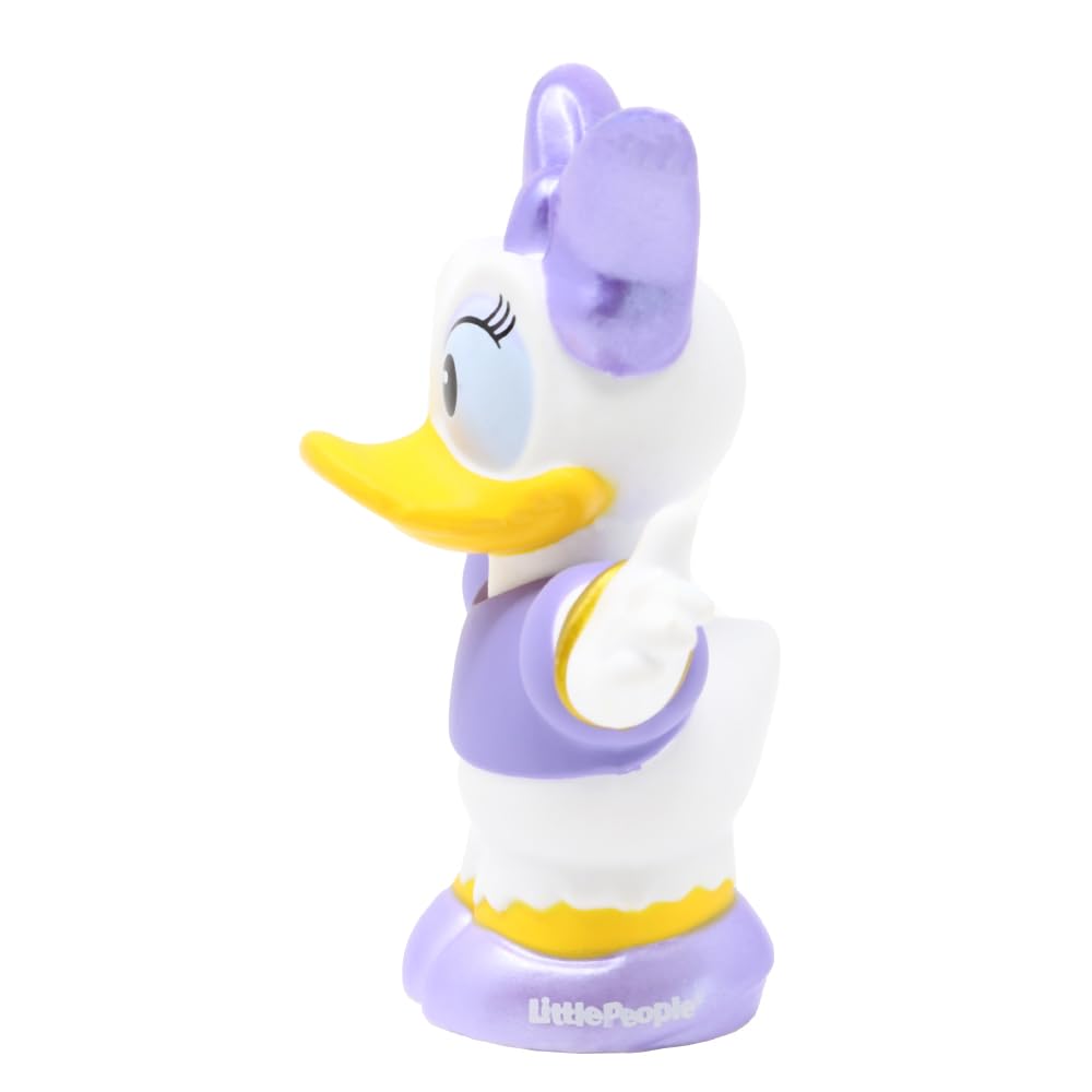 Fisher-Price Replacement Part for Collectible Little People Mickey and Friends Dollhouse Playset JHD08 - Replacement Classic Daisy Duck Figure Dressed