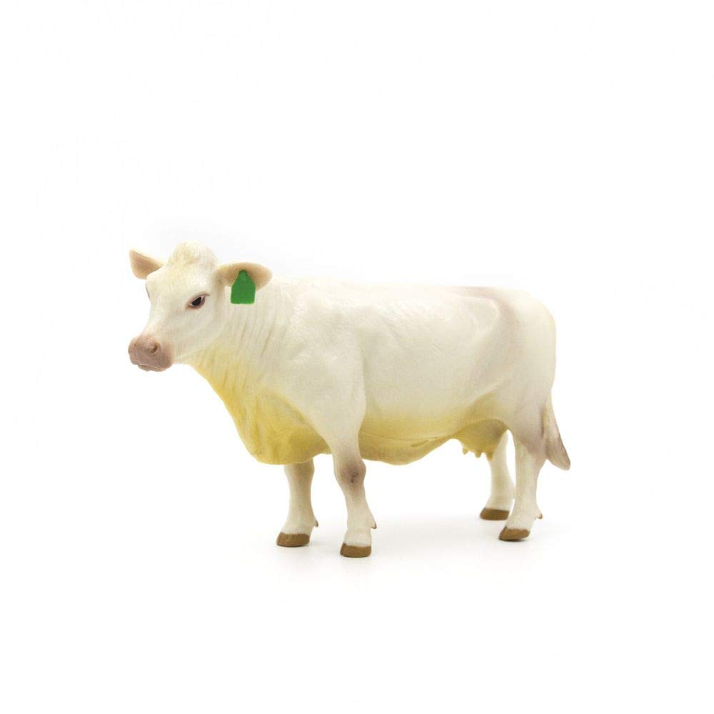 Little Buster Toys Charolais Cow - Realistic Cow, 1/16th Scale