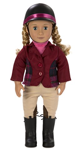 Our Generation - Lily Anna - Posable 18-Inch Equestrian Doll - Blue Eyes & Blonde Hair - Horseback Riding Accessories & Storybook - Pretend Play - Toy