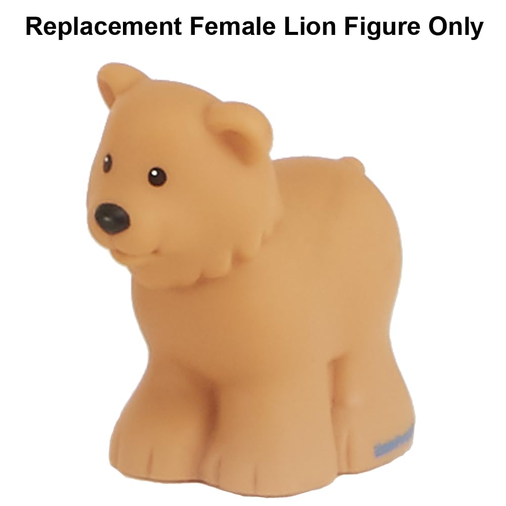 Replacement Part for Fisher-Price Little-People Noah's Ark Playset BMM06 - DKV14 - Replacement Female Lion Figure - Works with Other Sets Too -