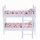 EatingBiting 1:12 Handmade mini Miniature Double Bedroom Furniture Bunk Bed Ladder Bunk Beds Room Furniture Accessories