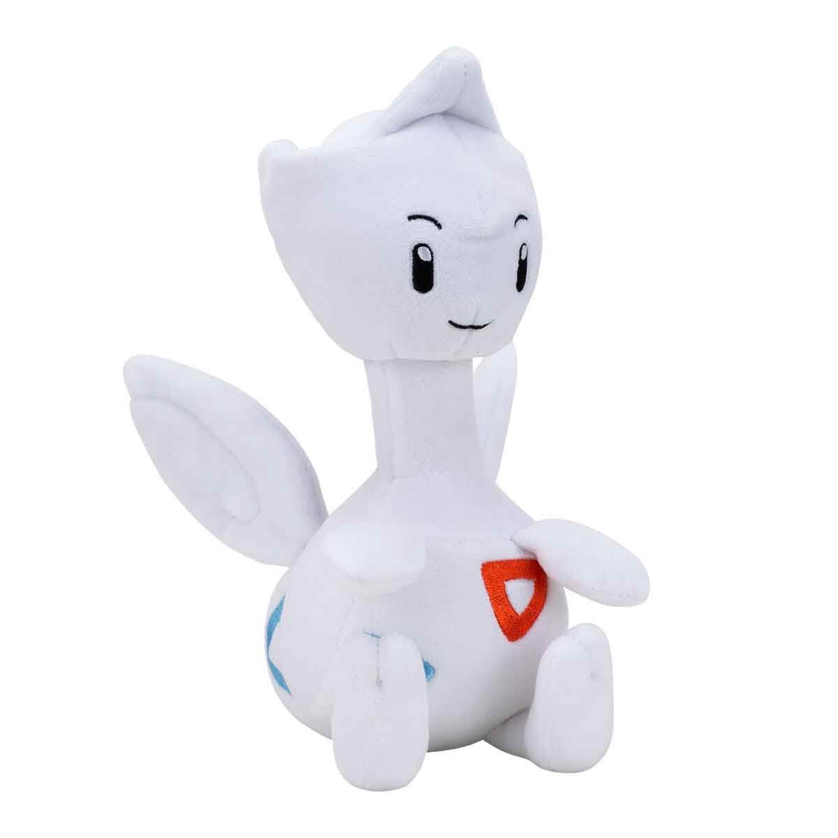 Pokemon: Togetic- 8" Plush Character, Fairy-Type Happiness Pokemon, Soft Cuddly Stuffed Animal Figure, Play & Display, Collectible Licensed Anime Toy