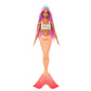 Barbie Mermaid Doll with Pink Fantasy Hair & Headband Accessory, Toy with Starfish-Inspired Bodice & Soft Orange Tail