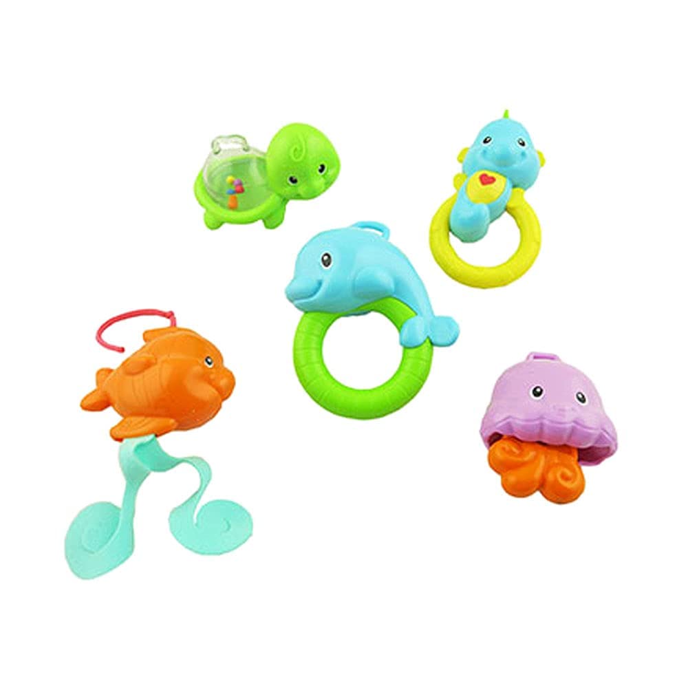 Fisher-Price Replacement Parts 3-in-1 Soothe and Play Mobile DFP12 - Replacement Sea Creatures Turtle, Dolphin, Seahorse, Jellyfish and Fish
