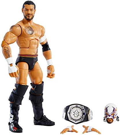 WWE Santos Escobar Elite Collection Series 87 Action Figure 6 in Posable Collectible Gift Fans Ages 8 Years Old and Up