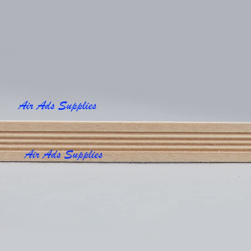 1:12 Scale Dollhouse Miniature Furniture Line Wood Finishing Trim Wood Molding L11.8; W0.5 /Lot 10 Pieces