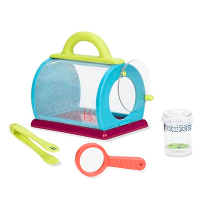 B. toys Bug Bungalow Bug Catching Kit with Mesh Bug House Case, Summer