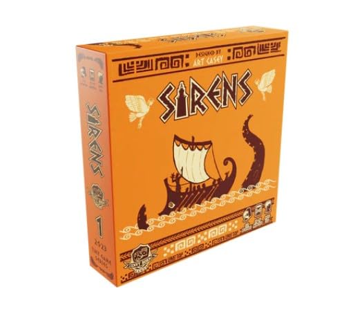 Envy Born Games Sirens | Greek Mythology Travel Board | Strategic Musical Card Drafting for 1-2 Players, Ages 12+ | Easy to Learn for Family Night |
