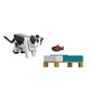 Minecraft 15 Years Jellie Cat Action Figure, Raw Salmon and Bed Included