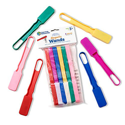 Learning Resources Magnetic Wands - 6 Pieces, Ages 3+, Educational Kits, Science Experiment Tools, Preschool Toys, Homeschool Supplies