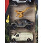 Jurassic World Matchbox Dinosaur Vehicle Collection, Die-Cast Cars and Figures 5 Packs, Bundle of 4, 20 Vehicles, JGL60-956B