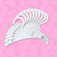 Sophia's - 18" Doll - 7 1/2" Plastic Display Hangers - White