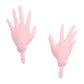 Replacement Parts for Collectible Monster High or Ever After High Dolls 5893 - Set of Replacement Hands - Left and Right - Medium Pink