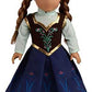 Sweet Dolly Doll Clothes Princess Dress Queen Costumes for 18 Inch Doll