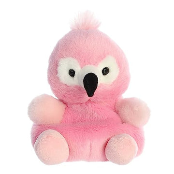 Aurora® Adorable Palm Pals™ Pinky Flamingo™ Stuffed Animal - Fun Collectible Plush for Kids and Adult Collectors - Perfect for Decorating Rooms