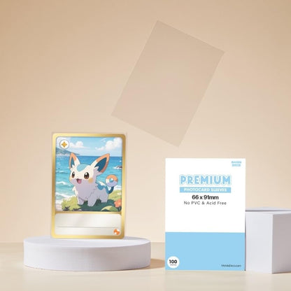 Mandu Deco Premium Clear Transparent Photocard Sleeves for Monsta X, Pokemon, MTG Magic The Gathering, Penny Sleeves, Trading Card Shield Cover