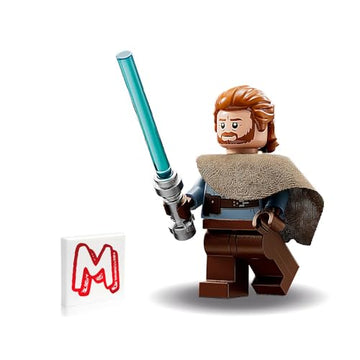 LEGO Star Wars OBI-Wan Kenobi Minifigure - Ben Kenobi with Lightsaber (Hard to Find) 75336