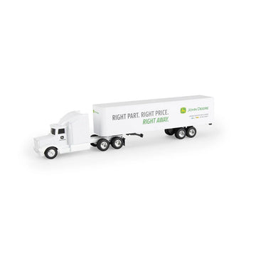 TOMY John Deere LP86739 1/64 Scale John Deere Parts Semi Truck - Die-Cast & Plastic with Authentic Graphics, Ages 3+