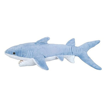 Rhode Island Novelty Cuddly Mako Shark Plush, Soft Marine Life Stuffed Animal for Kids, 14 Inch