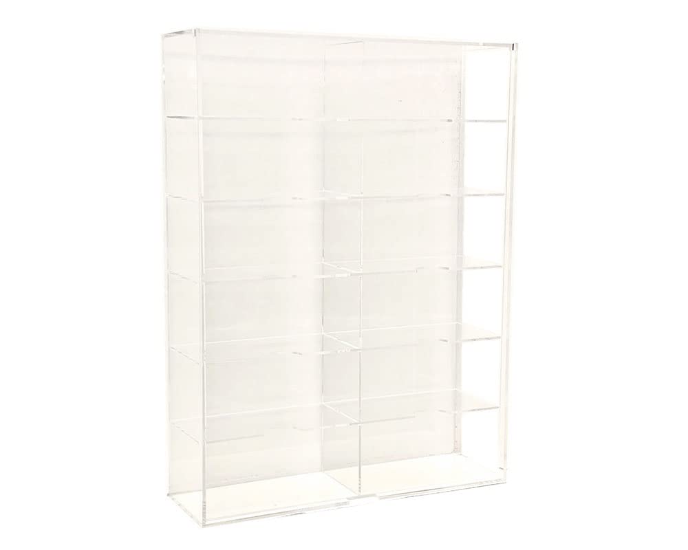 MiJo Exclusives Showcase Wall Mount 1:64 12 Cars 10.03" x 3.03" x 13.62" Clear - MJ10012