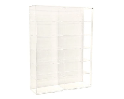 MiJo Exclusives Showcase Wall Mount 1:64 12 Cars 10.03" x 3.03" x 13.62" Clear - MJ10012