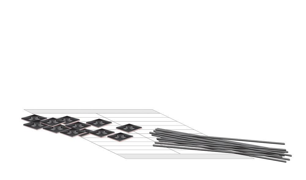 Woodland Scenics Just Plug: Tidy Wire Kit, 12 Wire Mounts, 24 Twist Ties, 20 Labels