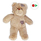Stuffems Toy Shop Record Your Own Plush 8 inch Brown Patches Teddy Bear - Ready 2 Love in a Few Easy Steps