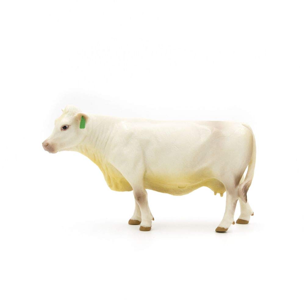 Little Buster Toys Charolais Cow - Realistic Cow, 1/16th Scale