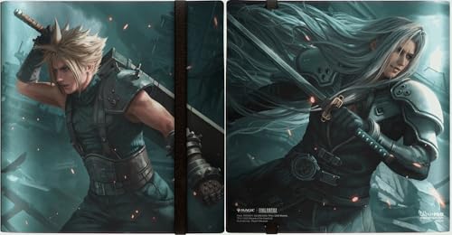 Ultra PRO - Final Fantasy x Universes Beyond Cloud/Sephiroth 12-Pocket PRO-Binder for Magic: The Gathering | TCG Card Collector Album, MTG Binder